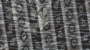 Benzersiz dijital animasyon tarzı grafikleri olan yaratıcı ortam tasarımı için yenilikçi hareket dokusu