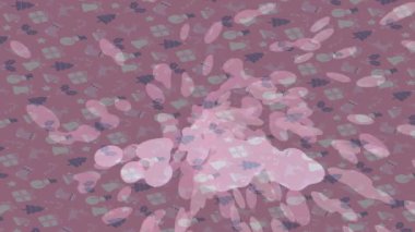 Lüks hareket projeleri için soyut tasarım stili animasyonu olan üst düzey dijital doku