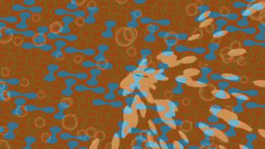 Soyut hareket desenli fütüristik video üretimi için dinamik dijital arkaplan