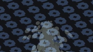 Dijital doku yüzey tasarım biçimi ile modern video animasyonu için gelişmiş hareket grafikleri