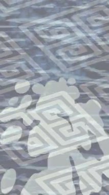 Benzersiz dijital animasyon tarzı grafikleri olan yaratıcı ortam tasarımı için yenilikçi hareket dokusu