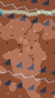 Lüks hareket projeleri için soyut tasarım stili animasyonu olan üst düzey dijital doku