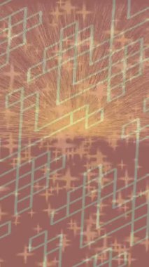 Dijital doku yüzey tasarım biçimi ile modern video animasyonu için gelişmiş hareket grafikleri