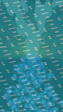 Dijital doku yüzey tasarım biçimi ile modern video animasyonu için gelişmiş hareket grafikleri