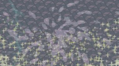 Benzersiz dijital animasyon tarzı grafikleri olan yaratıcı ortam tasarımı için yenilikçi hareket dokusu