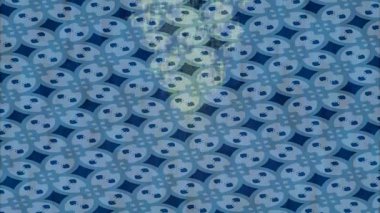 Benzersiz video giriş tasarımı projeleri için detaylı yüzey kalıbı film animasyon stili grafik girişi