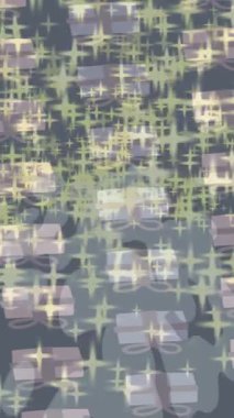 Lüks hareket projeleri için soyut tasarım stili animasyonu olan üst düzey dijital doku