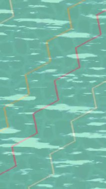 Benzersiz video giriş tasarımı projeleri için detaylı yüzey kalıbı film animasyon stili grafik girişi