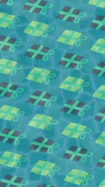 Soyut hareket desenli fütüristik video üretimi için dinamik dijital arkaplan