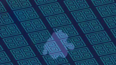 Benzersiz hareket dokusu tasarım sanatı ile profesyonel video düzenleme için modern soyut grafikler