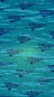 Modern medya üretimi için fütüristik dijital soyut doku sinematik tarz hareketli grafik ögesi