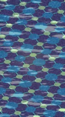 Benzersiz dijital animasyon tarzı grafikleri olan yaratıcı ortam tasarımı için yenilikçi hareket dokusu