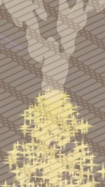 Soyut hareket desenli fütüristik video üretimi için dinamik dijital arkaplan