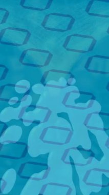 Dijital doku yüzey tasarım biçimi ile modern video animasyonu için gelişmiş hareket grafikleri