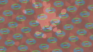 Benzersiz video giriş tasarımı projeleri için detaylı yüzey kalıbı film animasyon stili grafik girişi