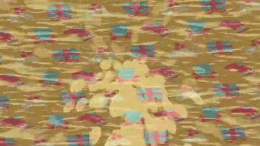 Yaratıcı video düzenleme film tasarımı için benzersiz hareket grafikleri biçimi giriş hareketi video pro