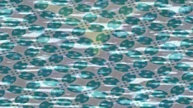 Soyut hareket desenli fütüristik video üretimi için dinamik dijital arkaplan