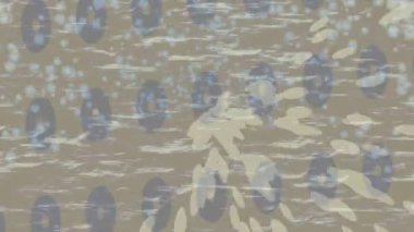 Organik desenli yüzey giriş stili video film sanatı ile soyut arkaplan tasarımı