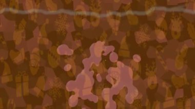 Lüks hareket projeleri için soyut tasarım stili animasyonu olan üst düzey dijital doku