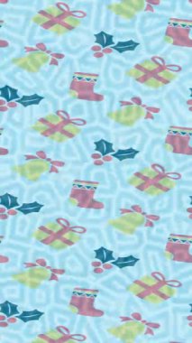 Dijital doku yüzey tasarım biçimi ile modern video animasyonu için gelişmiş hareket grafikleri