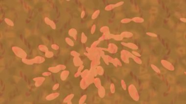 Soyut hareket desenli fütüristik video üretimi için dinamik dijital arkaplan