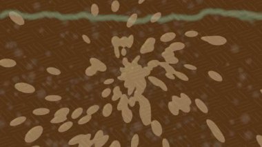 Estetik doku arkaplan tasarımı renkli hareket grafikleri ile moda film giriş profosyoneli