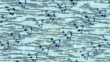 Benzersiz hareket dokusu tasarım sanatı ile profesyonel video düzenleme için modern soyut grafikler