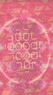 Estetik doku arkaplan tasarımı renkli hareket grafikleri ile moda film giriş profosyoneli