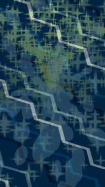 Organik desenli yüzey giriş stili video film sanatı ile soyut arkaplan tasarımı