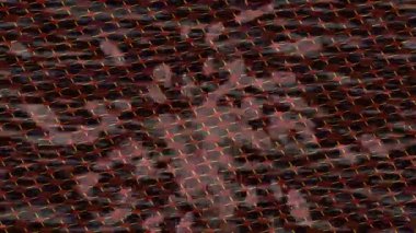 Modern medya üretimi için fütüristik dijital soyut doku sinematik tarz hareketli grafik ögesi