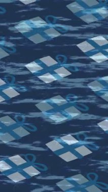 Benzersiz hareket grafikleri tasarım sanatına sahip yaratıcı film üretimi için özet bir arkaplan