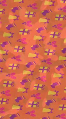 Benzersiz dijital animasyon tarzı grafikleri olan yaratıcı ortam tasarımı için yenilikçi hareket dokusu