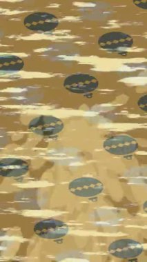 Dijital doku yüzey tasarım biçimi ile modern video animasyonu için gelişmiş hareket grafikleri