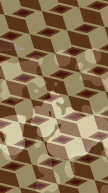 Lüks hareket projeleri için soyut tasarım stili animasyonu olan üst düzey dijital doku