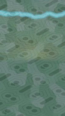 Benzersiz hareket grafikleri tasarım sanatına sahip yaratıcı film üretimi için özet bir arkaplan