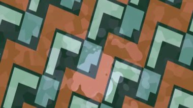 Soyut hareket desenli fütüristik video üretimi için dinamik dijital arkaplan