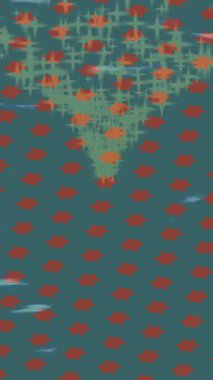 Organik desenli yüzey giriş stili video film sanatı ile soyut arkaplan tasarımı