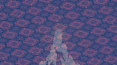 Lüks hareket projeleri için soyut tasarım stili animasyonu olan üst düzey dijital doku