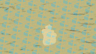 Soyut hareket desenli fütüristik video üretimi için dinamik dijital arkaplan