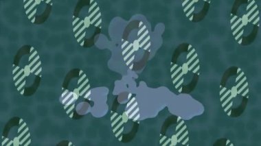 Lüks hareket projeleri için soyut tasarım stili animasyonu olan üst düzey dijital doku