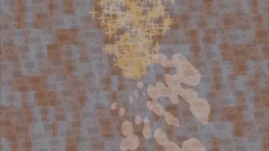 Organik desenli yüzey giriş stili video film sanatı ile soyut arkaplan tasarımı