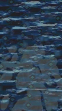 Soyut hareket desenli fütüristik video üretimi için dinamik dijital arkaplan