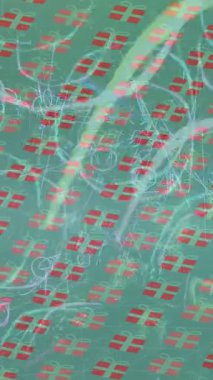 Estetik doku arkaplan tasarımı renkli hareket grafikleri ile moda film giriş profosyoneli