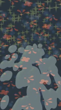 Lüks hareket projeleri için soyut tasarım stili animasyonu olan üst düzey dijital doku