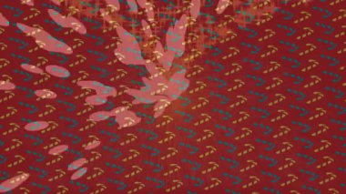 Benzersiz video giriş tasarımı projeleri için detaylı yüzey kalıbı film animasyon stili grafik girişi