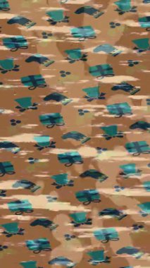 Modern medya üretimi için fütüristik dijital soyut doku sinematik tarz hareketli grafik ögesi