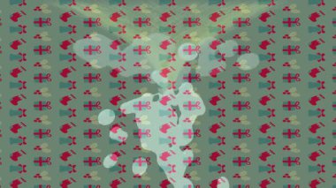 Soyut hareket desenli fütüristik video üretimi için dinamik dijital arkaplan