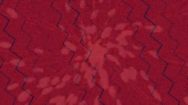 Dijital doku yüzey tasarım biçimi ile modern video animasyonu için gelişmiş hareket grafikleri