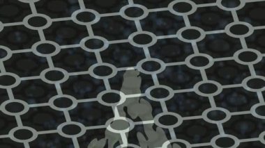 Yaratıcı video düzenleme film tasarımı için benzersiz hareket grafikleri biçimi giriş hareketi video pro