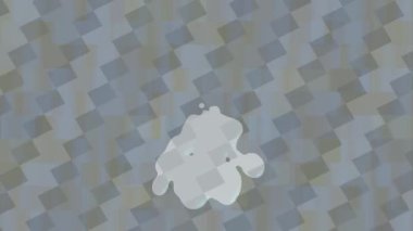 Benzersiz dijital animasyon tarzı grafikleri olan yaratıcı ortam tasarımı için yenilikçi hareket dokusu